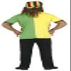 Adult Jamaican Costume Chest size LARGE view 2