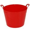  - 26L Litre Medium Flexi Tub Polyethylene Storage Bucket Strong Robust Multipurpose Rubber Flexible Container with Handles for Home Garden Use - MADE IN U.K view 1