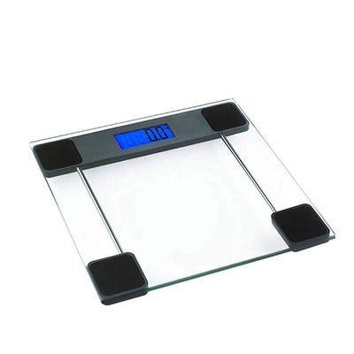 NCRD Body Weight Scale for People, Battery-Powered Bathroom Scale, Portable in Digital Scales with High Accuracy, 400 Pounds Max, with Step on Auto off