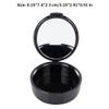 Retaining Box Denture Denture Box Denture Denture Height Denture Oval Portable PE Mouth Container with Mirror Black view 4