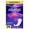 Always - 58x Dailies Long Plus Extra Protect Inlay Crosses - 1 Piece view 1