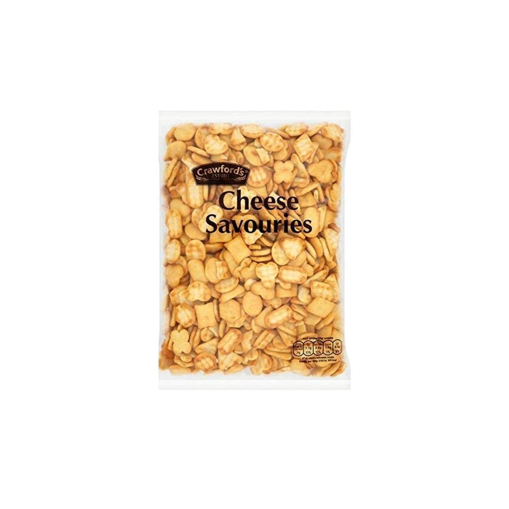 McVitie's Crawford's Cheese Savouries 300G, Crunchy and Cheesy Snack Biscuits, Pack of 3