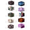 Caiyle [US Stock] 10 Packs Tie Dye Cute Design Women Girls Face_Mask_Protect_Cover Washable Reusable With Nose WireAdjustable EarloopsFilters Pocket Insert view 1