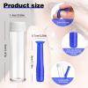 Fiada Contact Lens Remover Tool Contact Applicator Scleral Lens Remover Inserter Soft Suction Holder with Ventless Bottles and White Tweezers view 2
