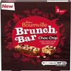 Cadbury Bournville Brunch Choc Chip Bars, Cereal Bars Choc Chips Crispies a Drizzle of honey & Dipped in Dark Chocolate, 5 x 28 g (Pack of 1) view 1