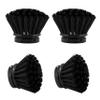 bremermann Replacement Brushes for Sink Set (4 Pieces) Washing Up Brush Head Black view 1