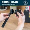 bremermann Replacement Brushes for Sink Set (4 Pieces) Washing Up Brush Head Black view 3