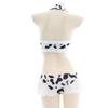 JasmyGirls Sexy Cow Cosplay Lingerie Naughty Maid Costume Kawaii Anime Bikini Lolita Roleplay Outfit Cute Bra and Panty Set view 4