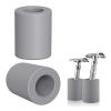 Linkidea 2 Pack Safety Razor Stand, Opening Dia 0.8" (2.2cm) Diatomite Men's Shaving Razor Holder for Bathroom Countertops, Compatible with Vikings, Merkur Double Edge Safety Razor (Grey) view 1