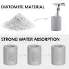 Linkidea 2 Pack Safety Razor Stand, Opening Dia 0.8" (2.2cm) Diatomite Men's Shaving Razor Holder for Bathroom Countertops, Compatible with Vikings, Merkur Double Edge Safety Razor (Grey) view 3