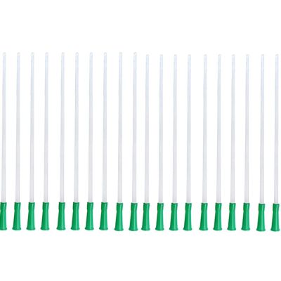 20-Pack Enema Nozzle Tips, 12.2" Long, 12FR (4mm), Home Enema Colonic Irrigation Kit, Coffee Enema Flushing kit, Enema Supplies Colon Tube, Flexible Silicone Comfort Enema HeadGreen