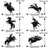 Matador Cupcake Toppers Set 18 Pcs - cowboy Theme man Birthday Party Event Glitter Decoration Supplies view 2