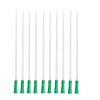 10-Pack Enema Nozzle Tips, 12.2" Long, 12FR (4mm), Home Enema Colonic Irrigation Kit, Coffee Enema Flushing kit, Enema Supplies Colon Tube, Flexible Silicone Comfort Enema HeadGreen view 1