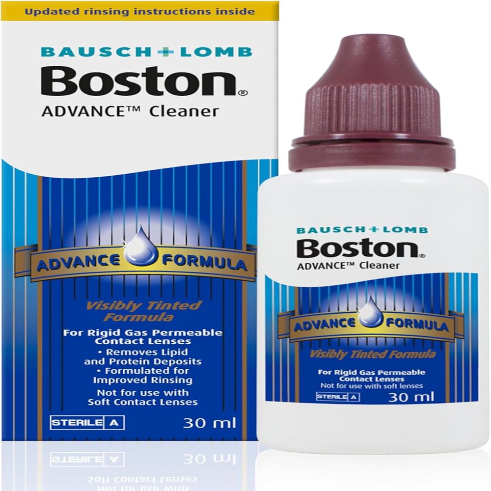 Boston Advance Cleaner, Leaves Lenses Clean, Ready for Disinfection and Conditioning, for Rigid Gas Permeable (RGP) and Hard Contact Lenses, 30 ml