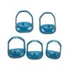 5 Sizes Goatee Beard Shaper, Set of 5 Goatee Template for Men, Fits All Face Shape, Give Perfect Symmetric Goatee Beard at Home, Saves Time (Blue) view 3