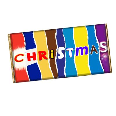 Christmas Chocolate Bar Wrapper Novelty Gift For Dad Mom Husband Wife Uncle CH-230 (with chocolate)