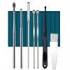 YZDKJ 2sets Ear Cleaner Earwax Removal Tool Earpick Curette Reusable Ear Cleaning Wax Remover Spring Spoon Ear Pick Cleanser Care (Color : C-Rose gold) view 3