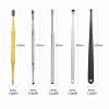 YZDKJ 2sets Ear Cleaner Earwax Removal Tool Earpick Curette Reusable Ear Cleaning Wax Remover Spring Spoon Ear Pick Cleanser Care (Color : C-Rose gold) view 4