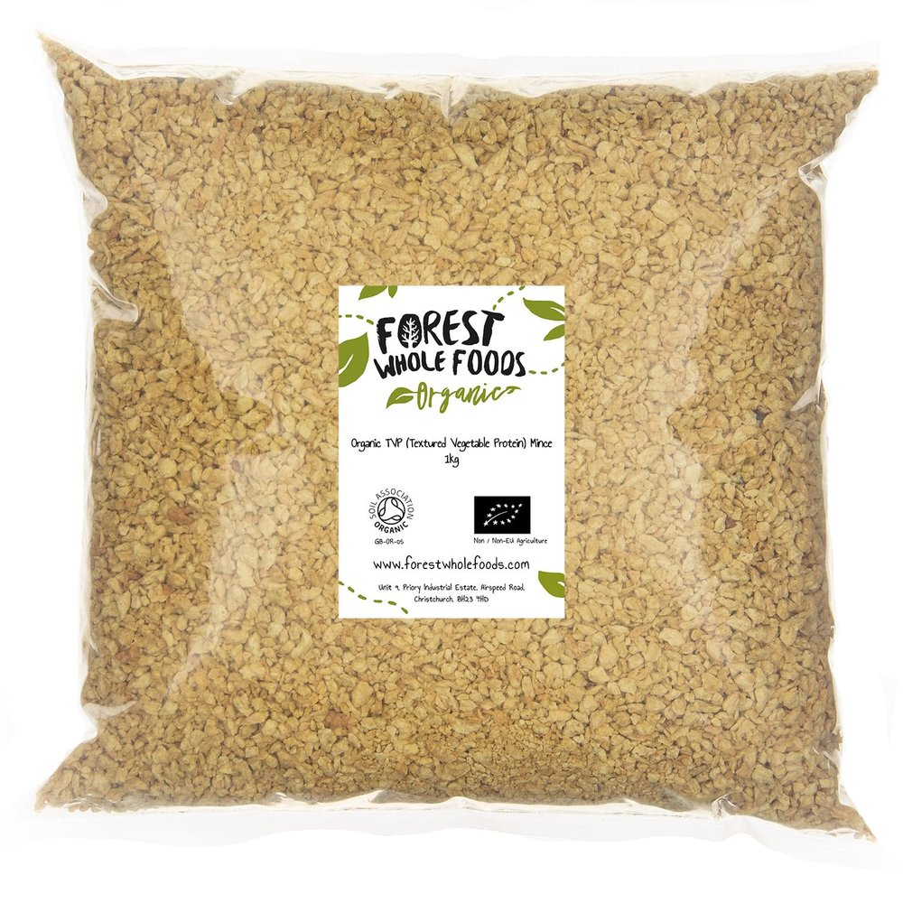 Organic TVP (Textured Vegetable Protein Mince) (1kg) - Forest Whole Foods