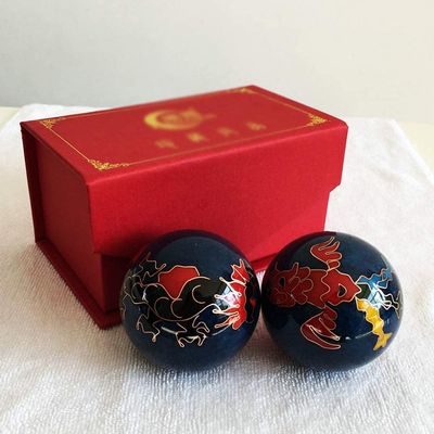 ZHANGZONG Baoding Balls Chinese Exercise Balls Chinese Health Balls Chinese Health Exercise Stress Balls Feng Shui Health Exersice Stress Relief Balls9.6(Color:D)