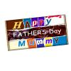 Lovely Fathers Day Chocolate Bar Wrapper Novelty Gift Present For Mom Mummy CH-247 (without chocolate) view 1