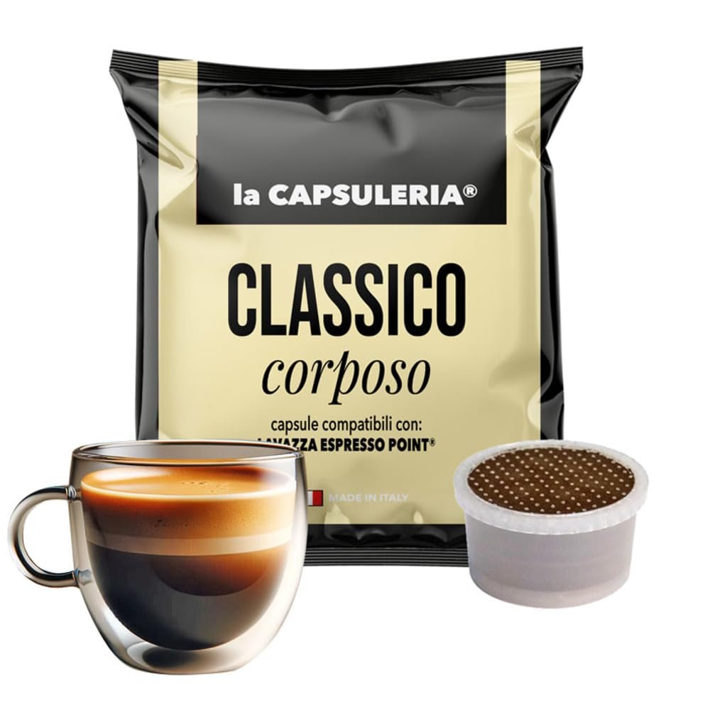 CLASSICO CORPOSO coffee, creamy (100 Kapseln) kompatibel mit Lavazza Espresso Point - (La Capsuleria)