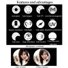 JJ Home Round Reading Glasses Blue Light Blocking, Fashion Springe Hinge Readers Glasses for Reading Men and Women +2.50 view 4