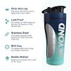 Beyond Shakers Insulated Metal Protein Shaker, Stainless Steel Supplement Bottle - BPA Free for Gym 735ml in Dark & Light Blue view 2