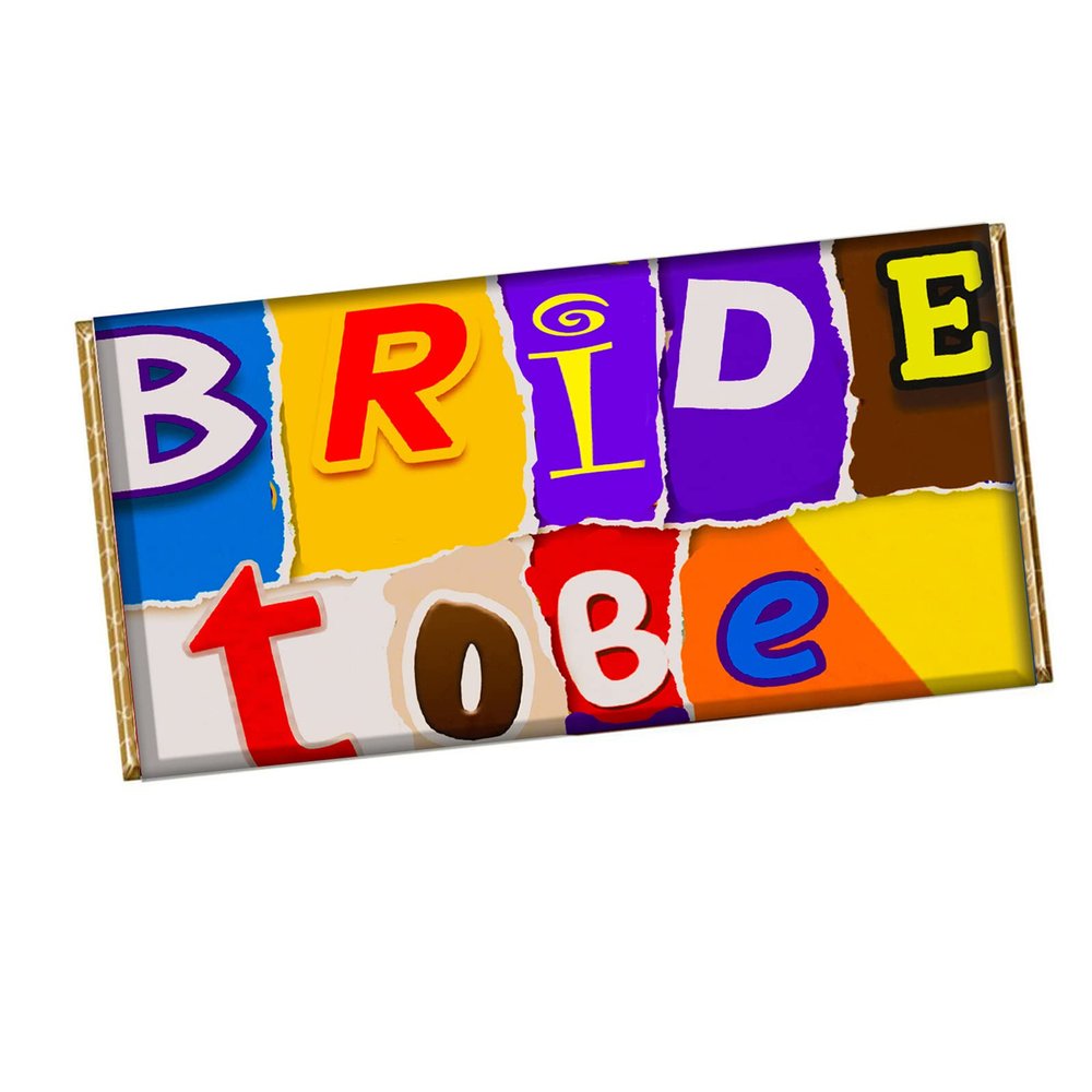 Bride To be Chocolate Bar Wrapper Novelty Gift For Sister Daughter Sister In Law CH-304 (with chocolate)