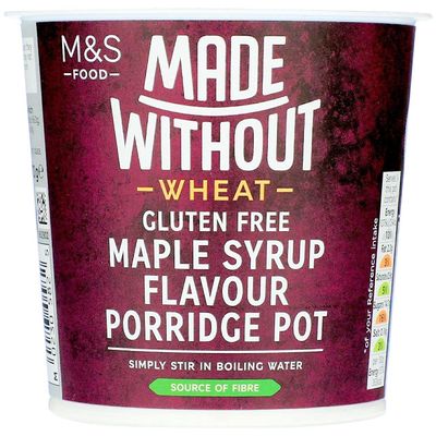 M&S Gluten Free Maple Syrup Porridge Pot 70g (Pack of 3) Made Without Wheat Marks & Spencer