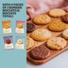 Afternoon Tea & Biscuits Hamper With 8 Border Biscuits & 80 English Teabags (Breakfast & Afternoon) Vintage Tins | Tea & Biscuit Lovers Gift Hamper view 3