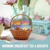 Afternoon Tea & Biscuits Hamper With 8 Border Biscuits & 80 English Teabags (Breakfast & Afternoon) Vintage Tins | Tea & Biscuit Lovers Gift Hamper view 4