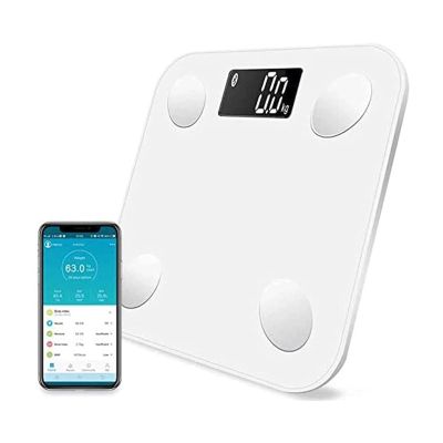 XIXIDIAN Smart BMI Digital Scale - Measure Weight and Body Fat - Most Accurate Bluetooth Glass Bathroom Scale,body scale