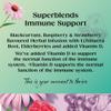 Twinings Superblends Immune Support Tea - Blackcurrant, Raspberry & Elderberry Herbal Tea Infusion with Echinacea Root & Vitamin D, 80 x Biodegradable Tea Bags view 2