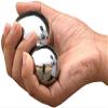 ZHANGZONG Chinese Health Balls Baoding Balls Chinese Exercise Balls Stainless Steel Meditation Ball Chinese Fitness Ball Fitness Hand Exercise Therapy9.8(Size:45mm) view 1