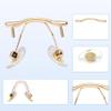 Jingyun Alloy Glasses Replacement, Nose Bridge Replacement for Rimless Glasses, Eyeglasses Repair Accessory for Adults -B05 view 2