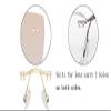 Jingyun Alloy Glasses Replacement, Nose Bridge Replacement for Rimless Glasses, Eyeglasses Repair Accessory for Adults -B05 view 3