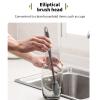 Bottle Cleaning Brush for Bottles, Vases,Glassware,Water Bottle Cleaner Brush for Narrow Neck Containers (Grey) view 4
