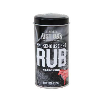 NJBBQ - BBQ Rubs Action Multipack (3x100g) - Not Just BBQ's Smokehouse Rub, Texan Steakhouse Rub & Mediterranean Rub