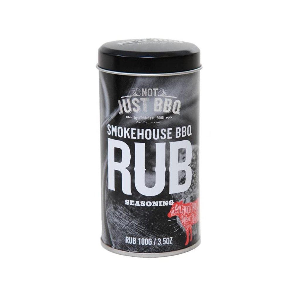 NJBBQ - BBQ Rubs Action Multipack (3x100g) - Not Just BBQ's Smokehouse Rub, Texan Steakhouse Rub & Mediterranean Rub