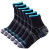 JOHNDA 6 Pairs Compression Socks for Men and Women, Plantar Fasciitis Arch Support Foot Relieve Pain Supports Heel view 1