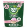Pure Via Icing Sugar Alternative - Keto and Vegan Friendly Sweetener for Baking - 220G (Pack of 4) view 1