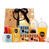 Bubble Tea Kit Syrup Gift Set with 9 Servings | Syrup + Tea + Boba Set | The TeaShed view 1