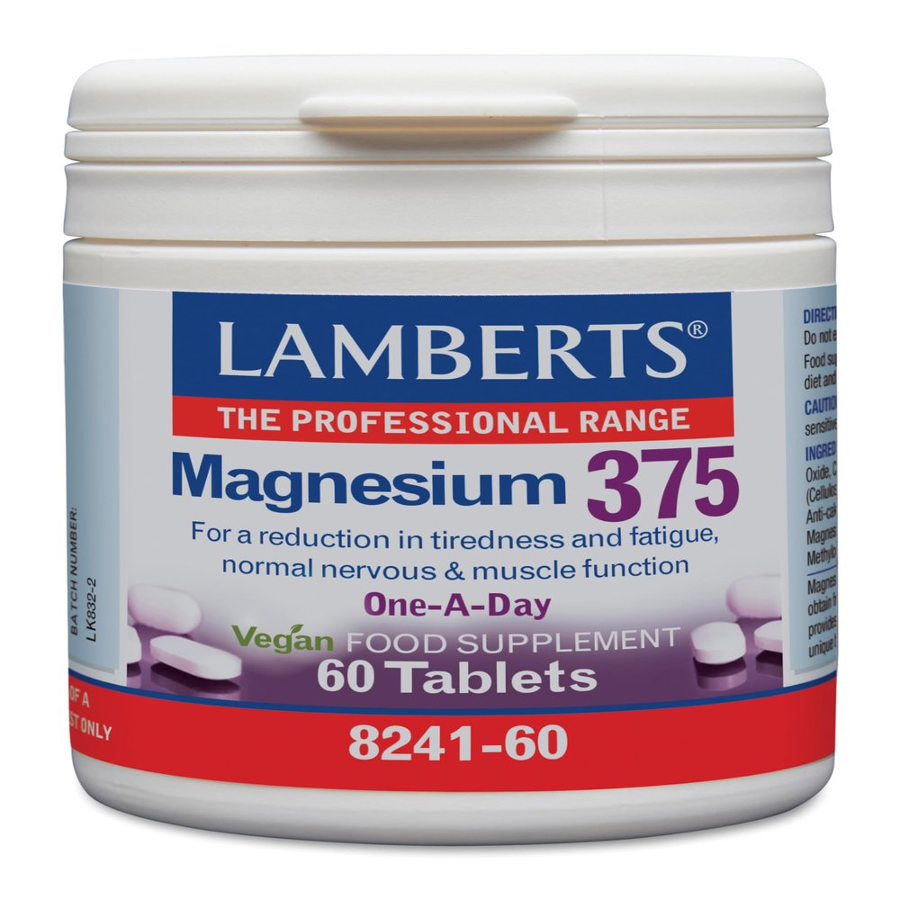 Lamberts MAGNESIUM 375 60 TABS, White