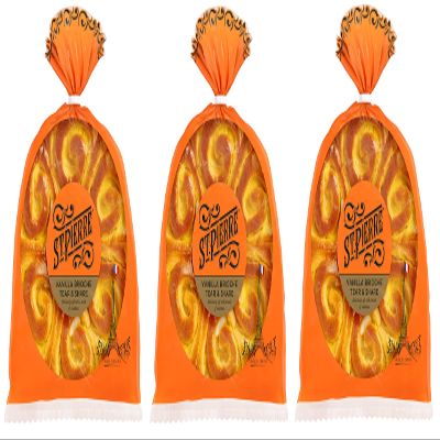 St Pierre Vanilla Brioche Tear & Share | Pack of 3 | 500g each