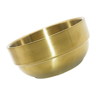 1pc 304 Shaving Foam Bowl Shaving Scuttle Cream Bowl Container Mens Shaving Tools for Men Stainless Steel Mixing Bowls Simple Shaving Bowl Man Bubble 304 Stainless Steel Soap Bowl