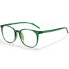 ANRRI Blue Light Blocking Glasses Square Eyeglasses Frame Filter Blue Ray Computer Game Glasses, Green, Men Women view 1