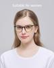 ANRRI Blue Light Blocking Glasses Square Eyeglasses Frame Filter Blue Ray Computer Game Glasses, Green, Men Women view 3
