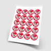 I Love Lions - 20 x 5cm Edible Cupcake Toppers on Premium Icing view 2