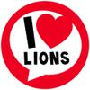 I Love Lions - 20 x 5cm Edible Cupcake Toppers on Premium Icing view 3
